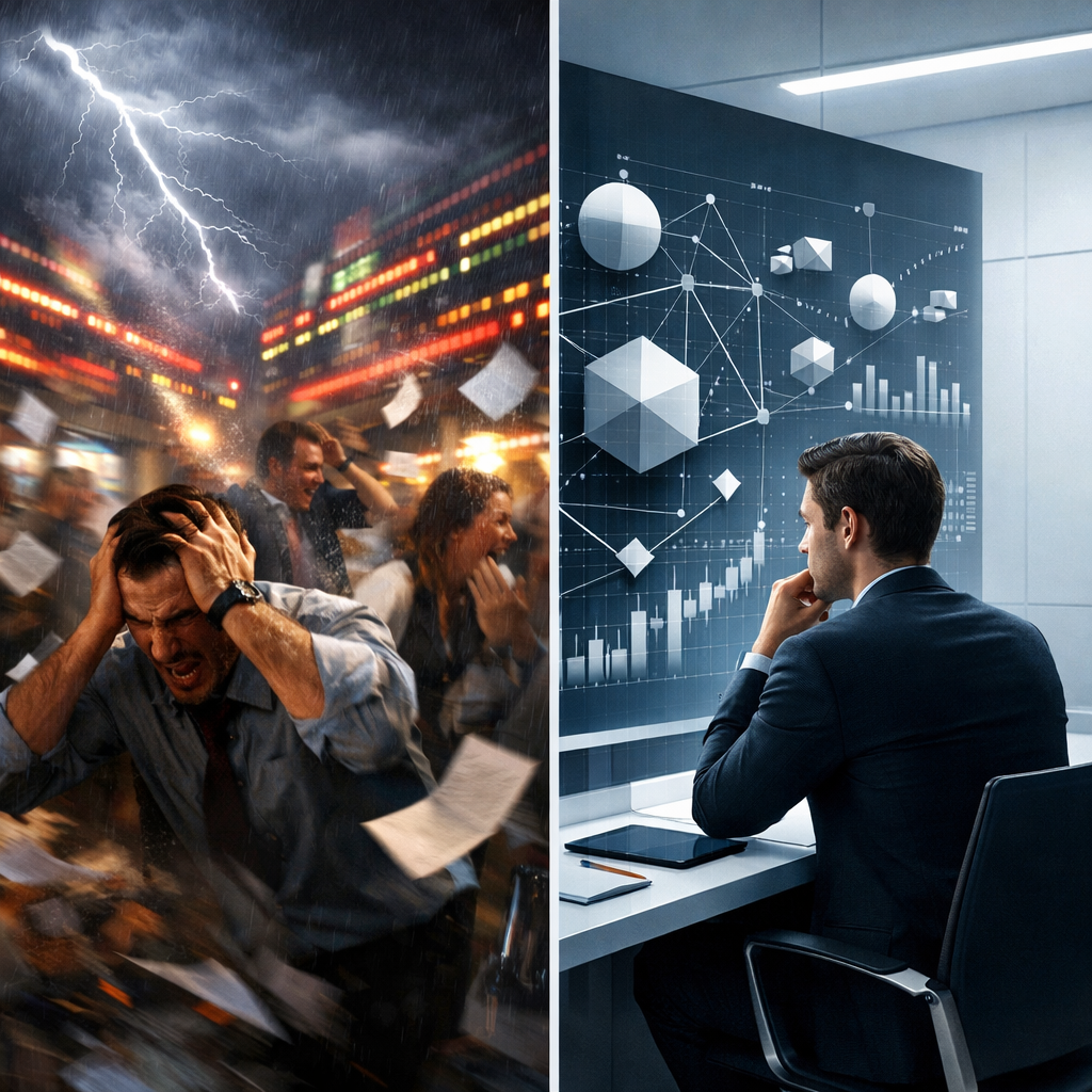 Chaotic Market vs Calm Data Analysis